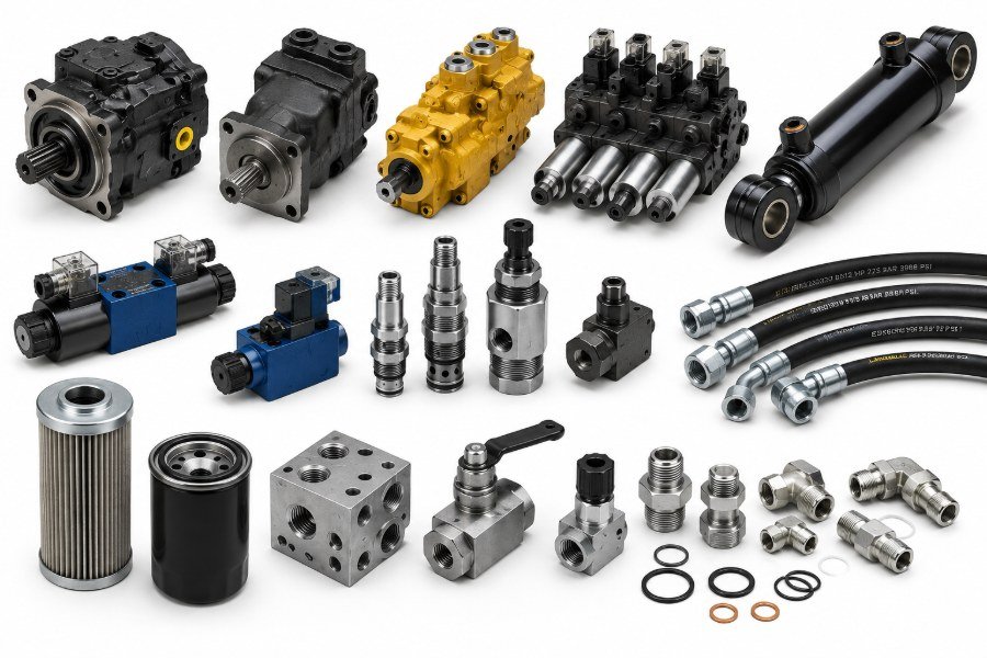Hydraulic Parts supplied by Pranthi Enterprise